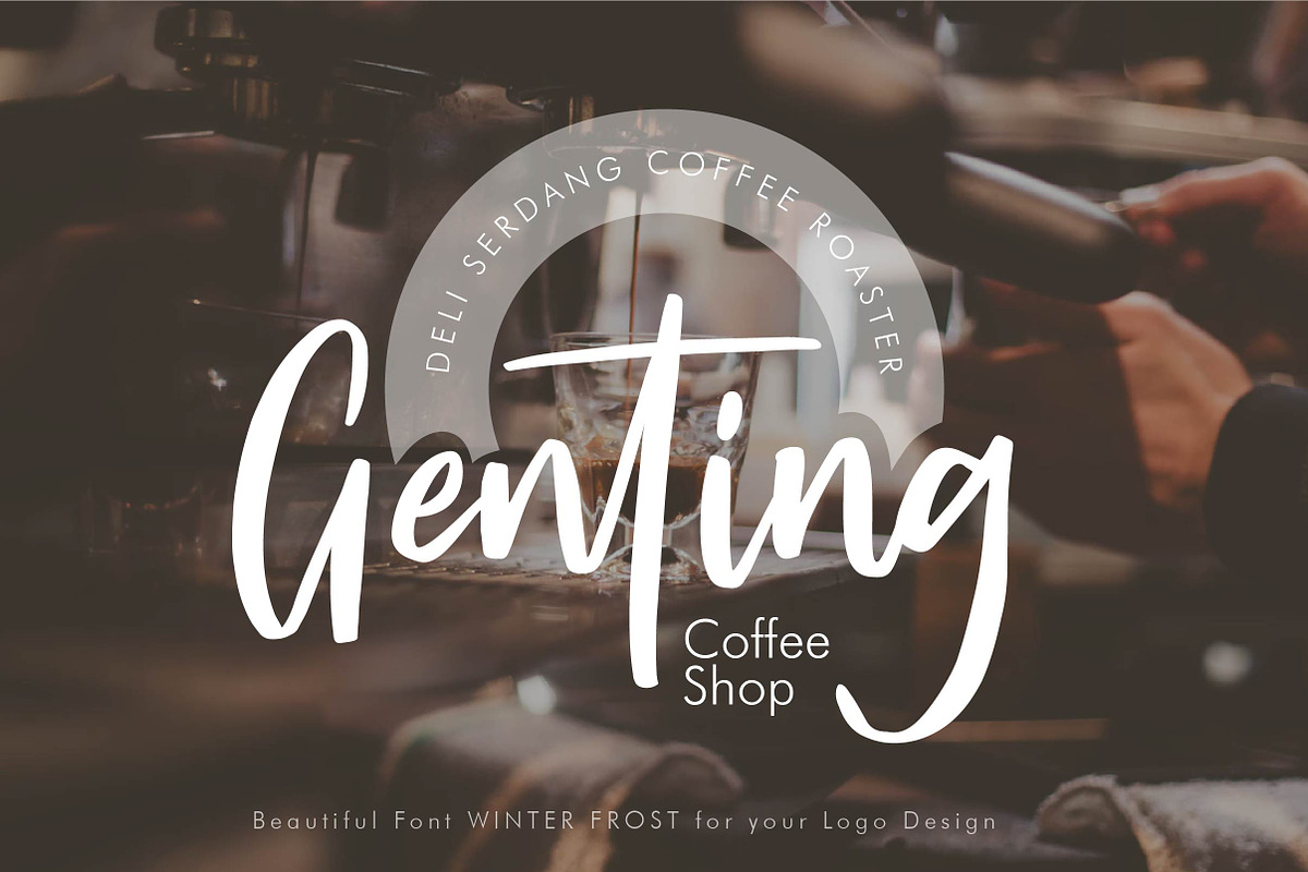 WINTER FROST Script + SVG + Bonus preview 6