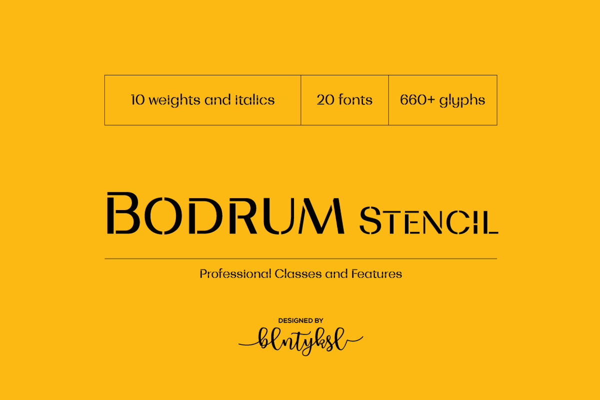 Bodrum Stencil By Bülent Yüksel
