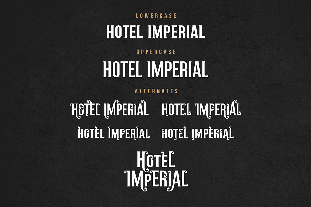Hotel Imperial Font preview 6
