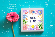 Mermaids and Under sea animals, an Animal Illustration by Watercolor Nastasia Art (Thumbnail 18 of 19)