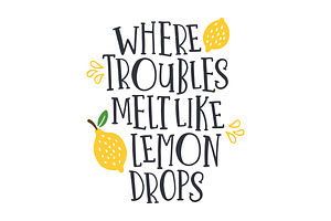 One In A Melon Font Doodles!