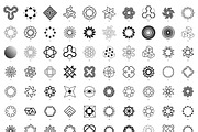 100 Vector shapes Minimal geometric, a Branding & Logo Template by Creators Club (Thumbnail 5 of 5)