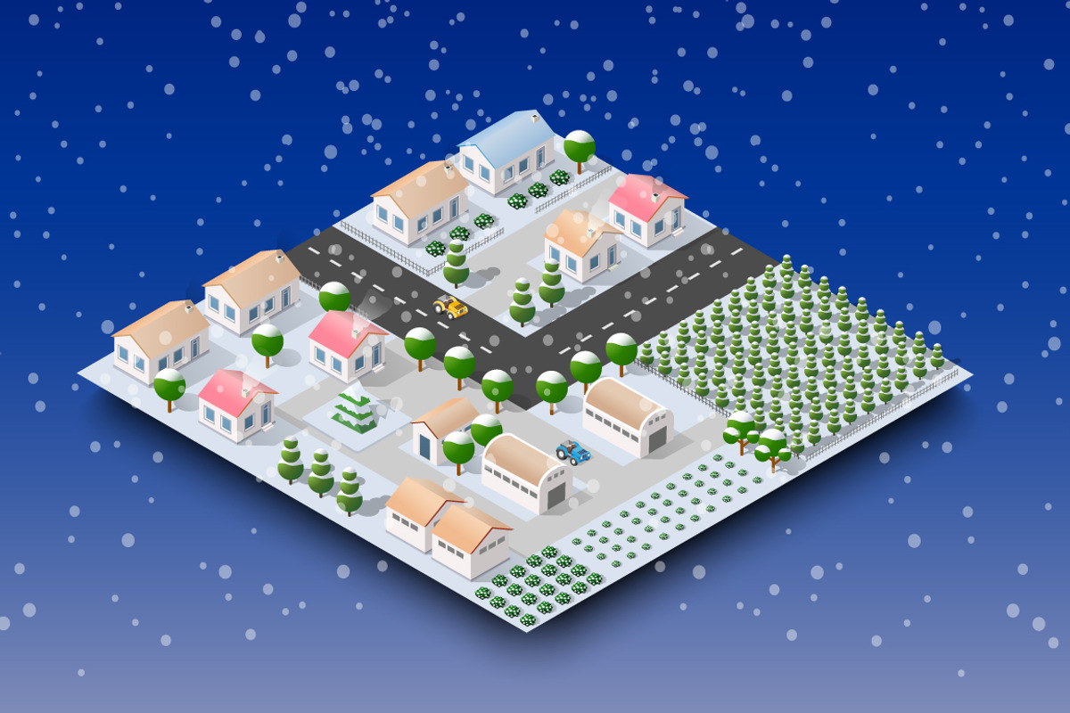 Bundle city set, a Technology Illustration by AlexZeL (Photo 3 of 13)