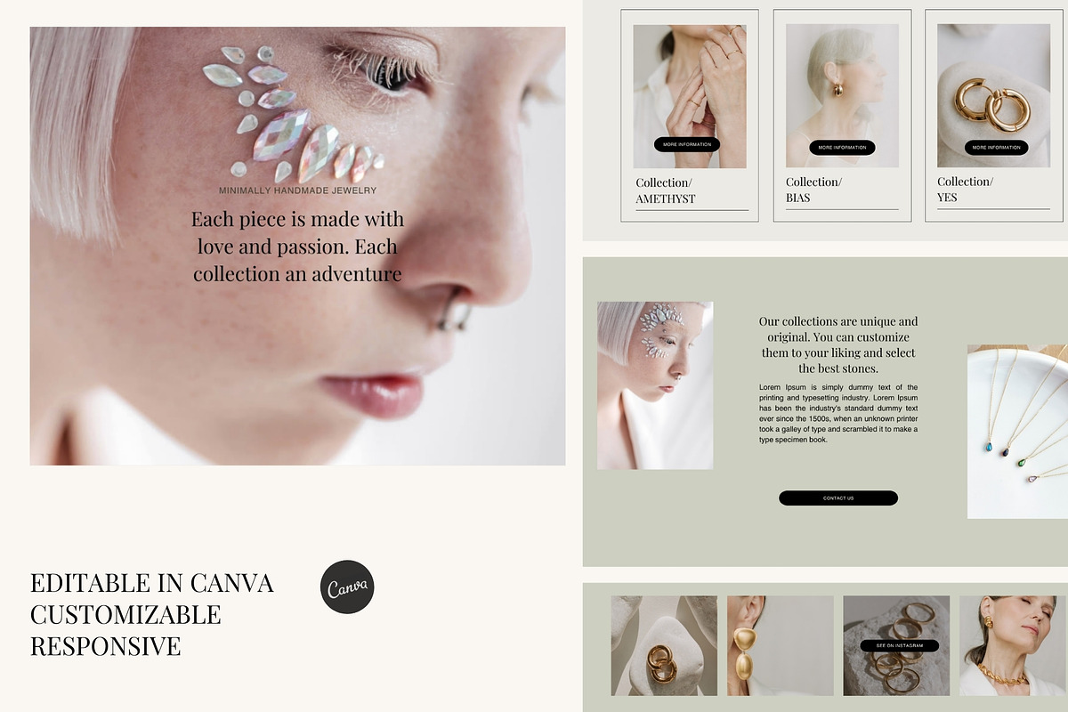 Canva Web Template MINIMAMENTE, a Landing Page Template by AS Studio (Photo 5 of 5)