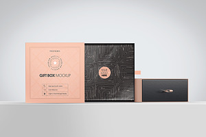 Gift Box Mockup