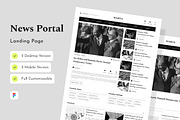 Warta - News Portal Landing Page, a Landing Page Template by twinstd (Thumbnail 1 of 5)