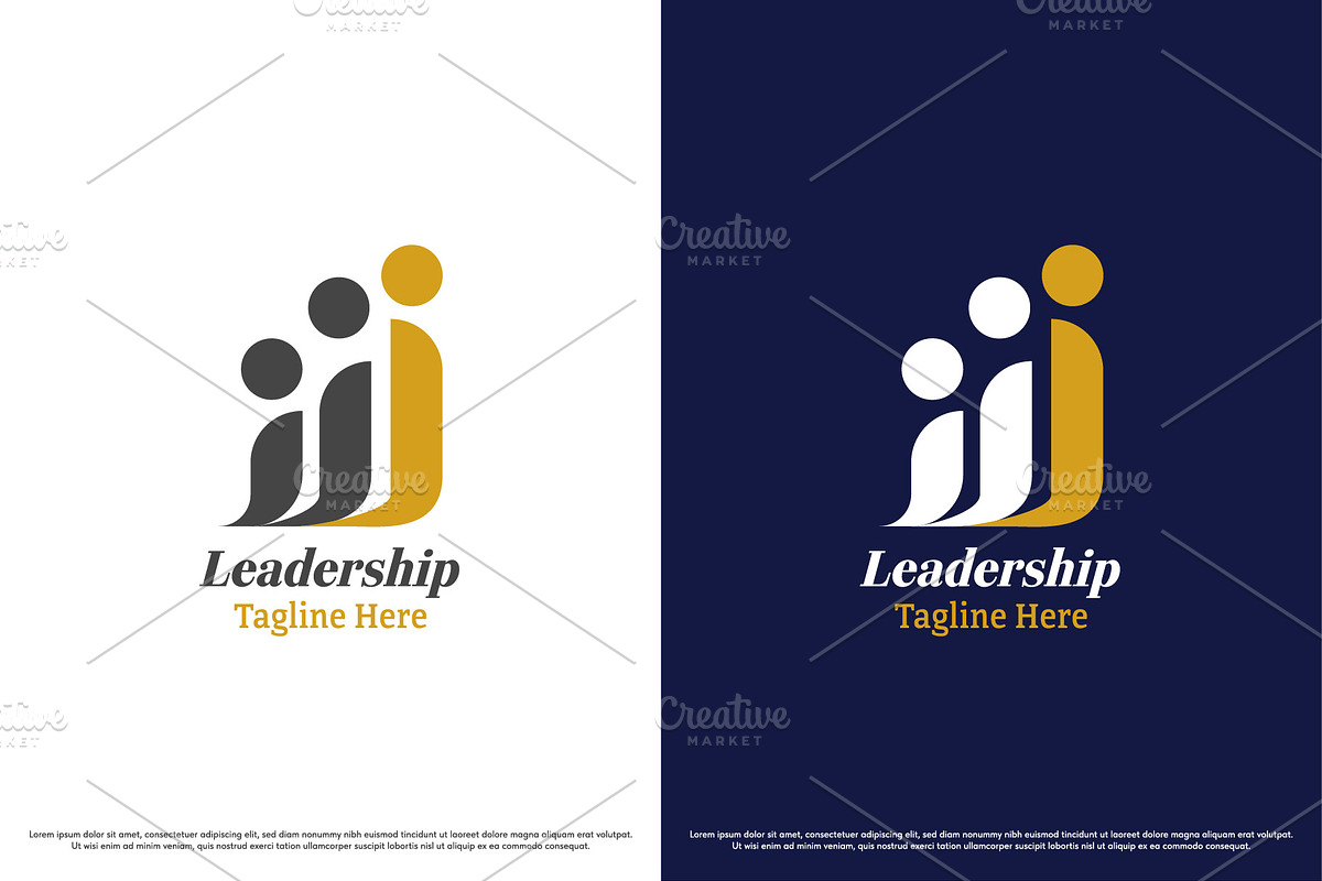 Leadership teamwork logo template, a Branding & Logo Template by Morvana Crew (Photo 1 of 2)