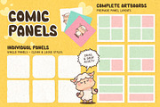 Cute Comic Creator for Affinity, a Brushes & More by Green Room Media (Thumbnail 6 of 25)