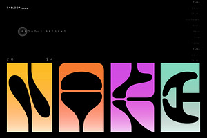 Nake - Funky Quirky Fluid Typeface