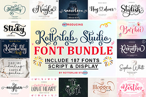 Rotterlab Studio Font Bundle