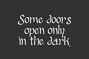 Silent Hollow - A Display Font, a Handwritten Font by Beck McCormick (Thumbnail 7 of 10)