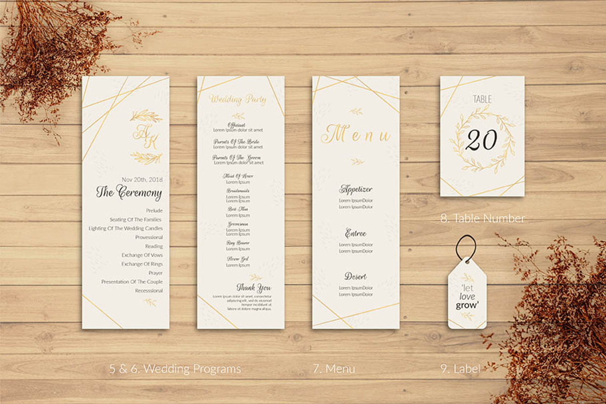 Simply Elegant Wedding Invitation, an Invitation Template by Lyllopop (Photo 3 of 4)