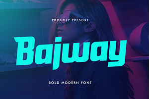 Bajway - Modern Display Font