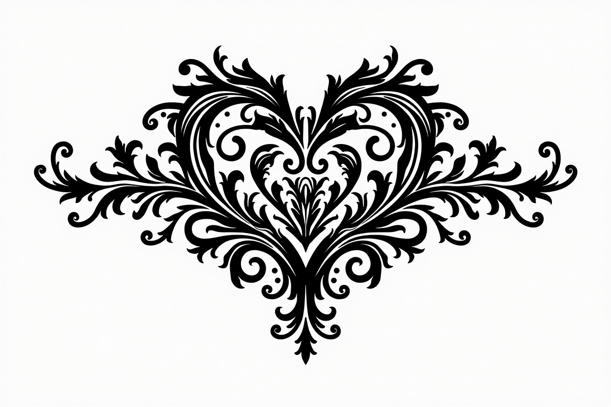 Ornamental Heart Bundle, an Illustration by balal (Photo 4 of 20)