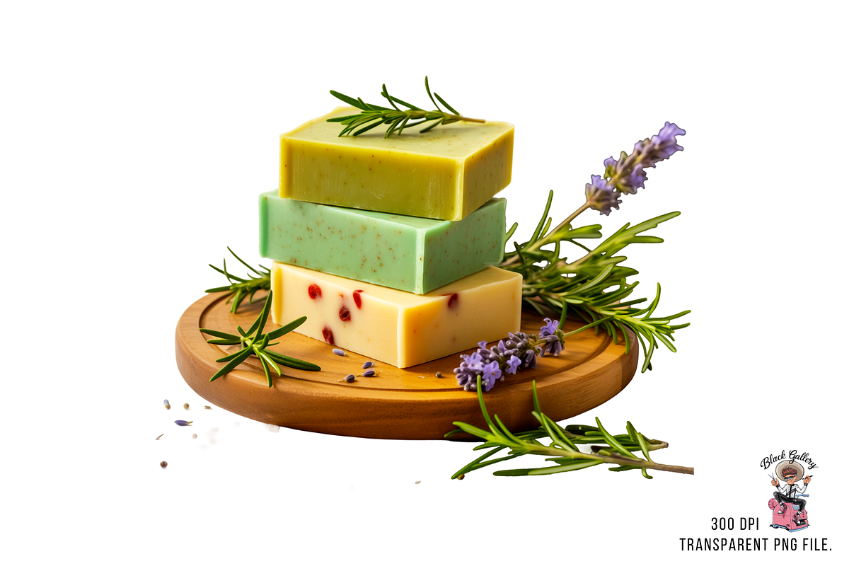 Honey Lavender Soap PNG Bundle, an Illustration by Clipart Bloom (Photo 4 of 11)