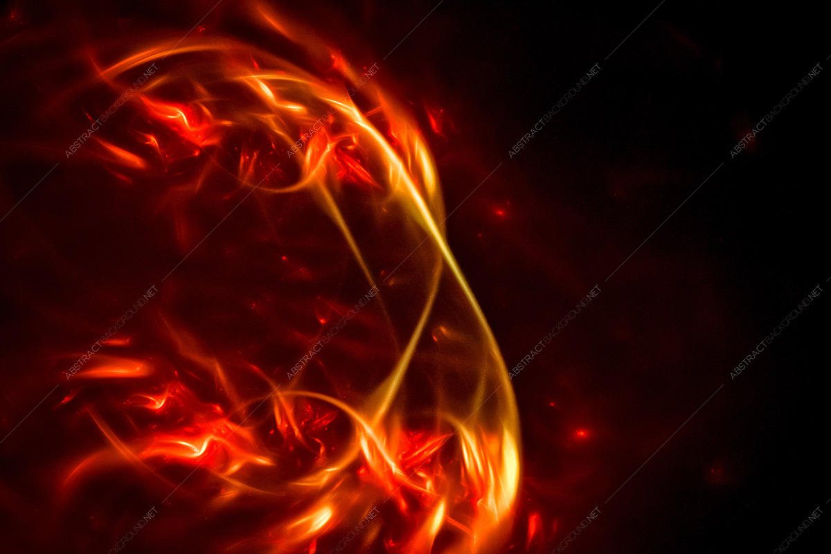 72 Fire Fractal Light Leaks Overlays, a Texture Graphic by Abstract Background (Photo 4 of 5)