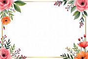Elegant Floral Corner Frame Clipart, an Illustration by BIPLOB EXPERT (Thumbnail 10 of 14)