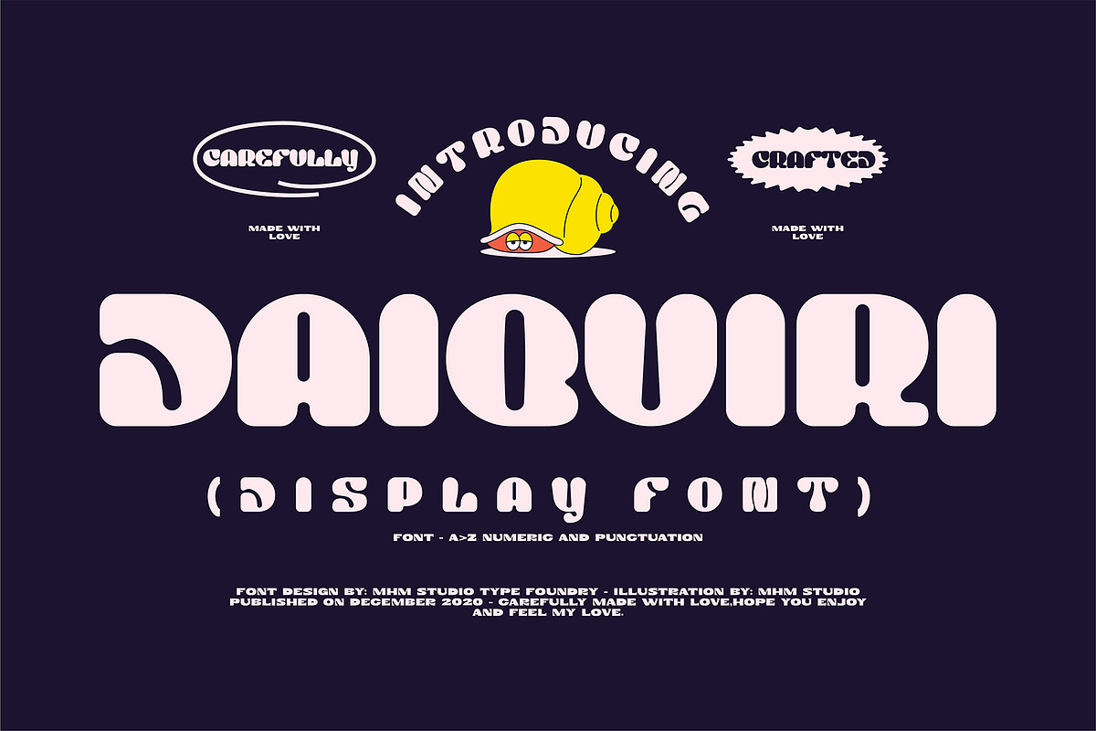 DAIQUIRI, a Font by letrasdegs (Photo 1 of 5)