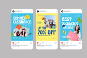 Summer Clearance Sale Instagram Post, a Social Media Template by Neermana (Thumbnail 4 of 4)
