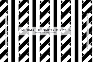 Minimal Geometric Rythm, a Pattern Graphic by MalyskaStudio