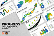 Progress Infographic, a Presentation Template by Mighty-Slide (Thumbnail 1 of 5)