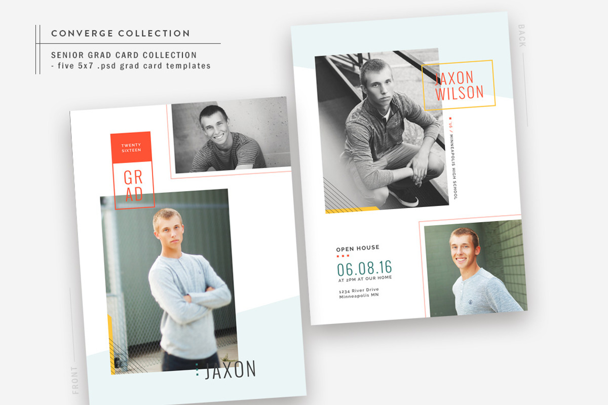 Graduation Card Bundle | Converge, a Card Template by The Modern Collective (Photo 2 of 6)