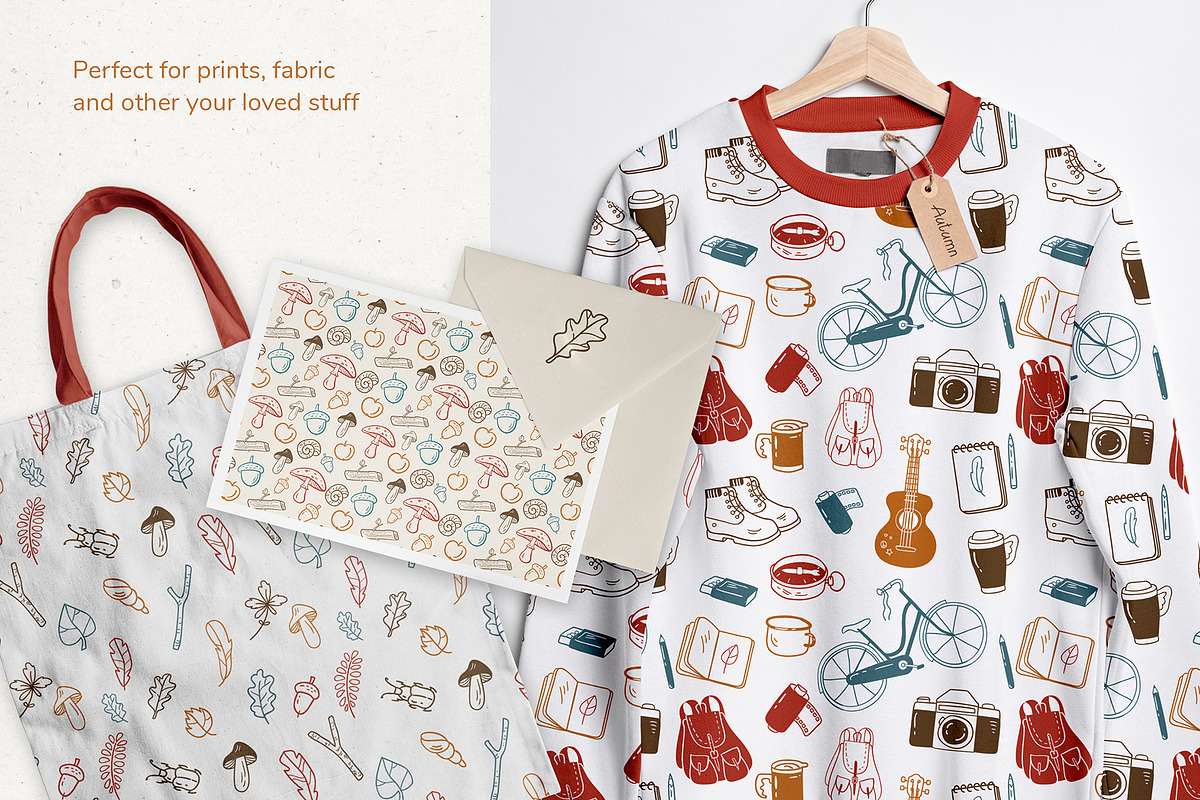 Autumn cozy elements and patterns, a Graphic by dlinnaya (Photo 6 of 6)