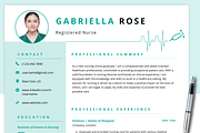 Nursing, Nurse Resume Template, a Resume Template by MondaySpark (Thumbnail 1 of 7)