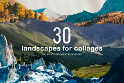 30 Landscapes for Collages, an Object Graphic by designerbianca (Thumbnail 1 of 5)