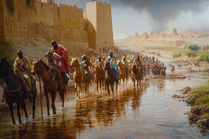 Exodus of the Israelites from Egypt, a Photo by Pavel_design