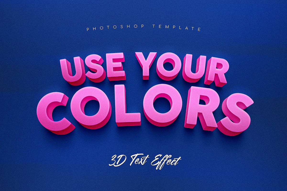 3D Text Effect, a Layer Style Add-On by Andrew Skoch Design (Photo 6 of 6)