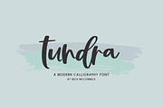 Tundra Script, a Script Font by Beck McCormick (Thumbnail 1 of 9)