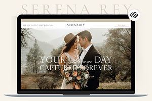 Squarespace 7.1 Template Serena Rey