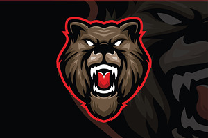 Roaring Bear Game Logo Design