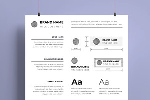 Brand Guidelines Poster Layout