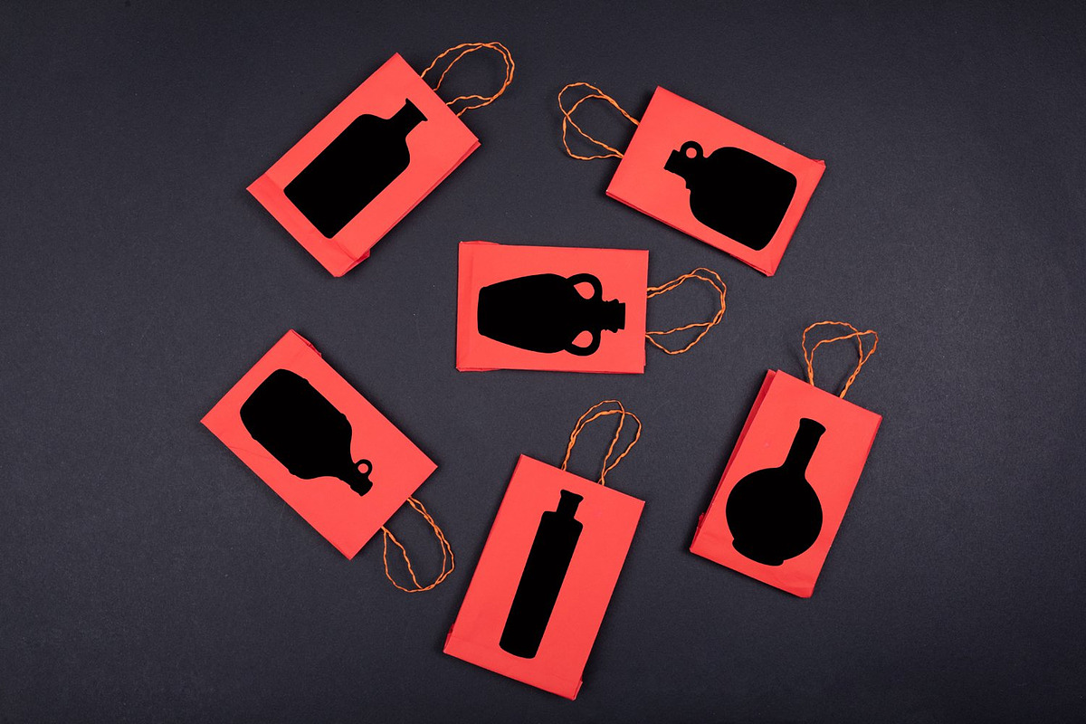 50 Silhouettes of Bottles, an Object Illustration by Kseniya-Omega (Photo 3 of 3)