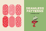 Groovy Hearts, an Object Illustration by Briddy (Thumbnail 6 of 7)