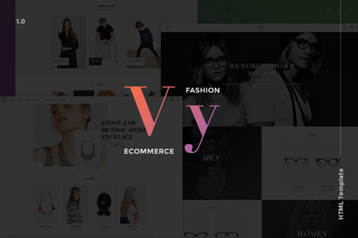 Vy – Multi eCommerce HTML Template, a Websites & App Template by pixelgeeklab