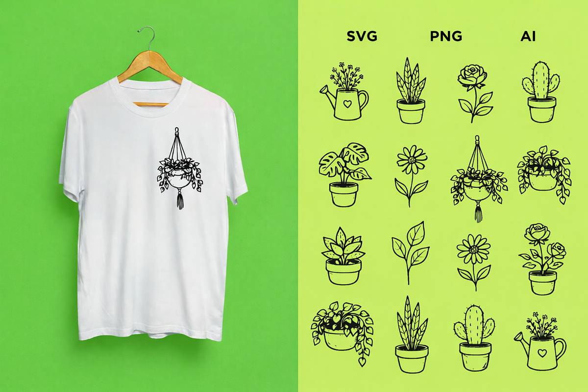 Gardening Vector Illustrations, a Decorative Illustration by Rasgood (Photo 9 of 11)