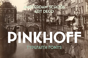 Pinkhoff Caps - Art Deco Font