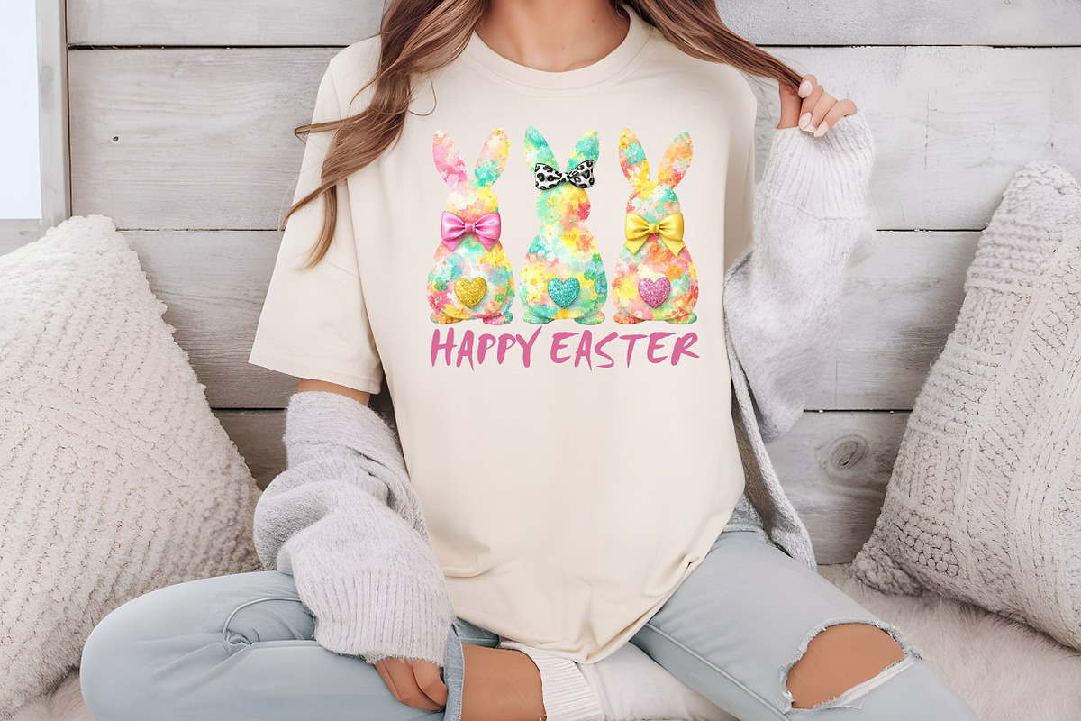 Happy Easter Bunny Png, an Illustration by DreamCafeArt (Photo 4 of 6)
