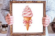 Retro Pastel Christmas Clipart PNG, an Illustration by SinaCreation (Thumbnail 4 of 7)