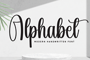 Alphabet | Script Font, a Handwritten Font by Scratchones (Thumbnail 1 of 8)