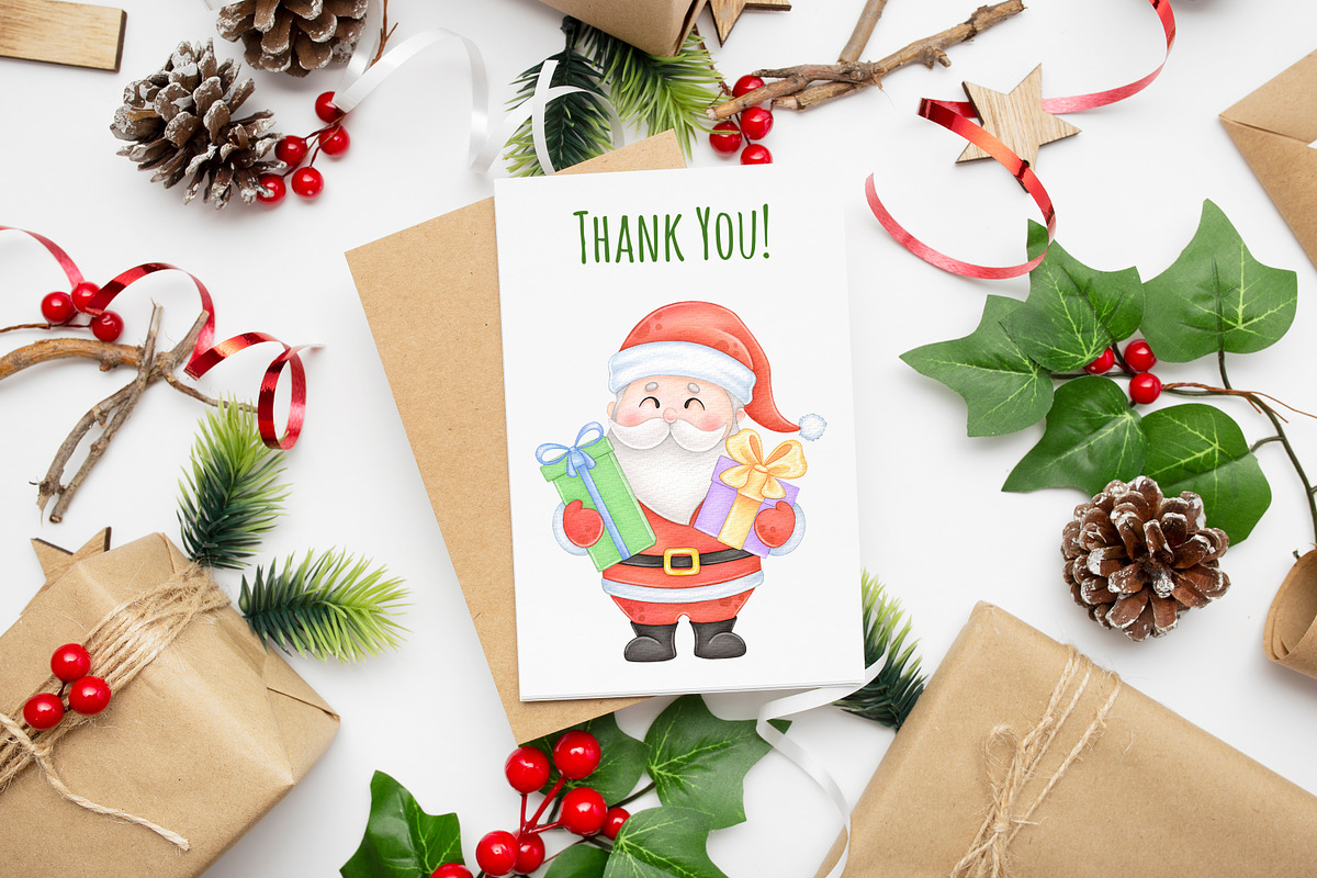 Christmas Winter Animals Clipart, an Animal Illustration by ekossa_art (Photo 7 of 7)