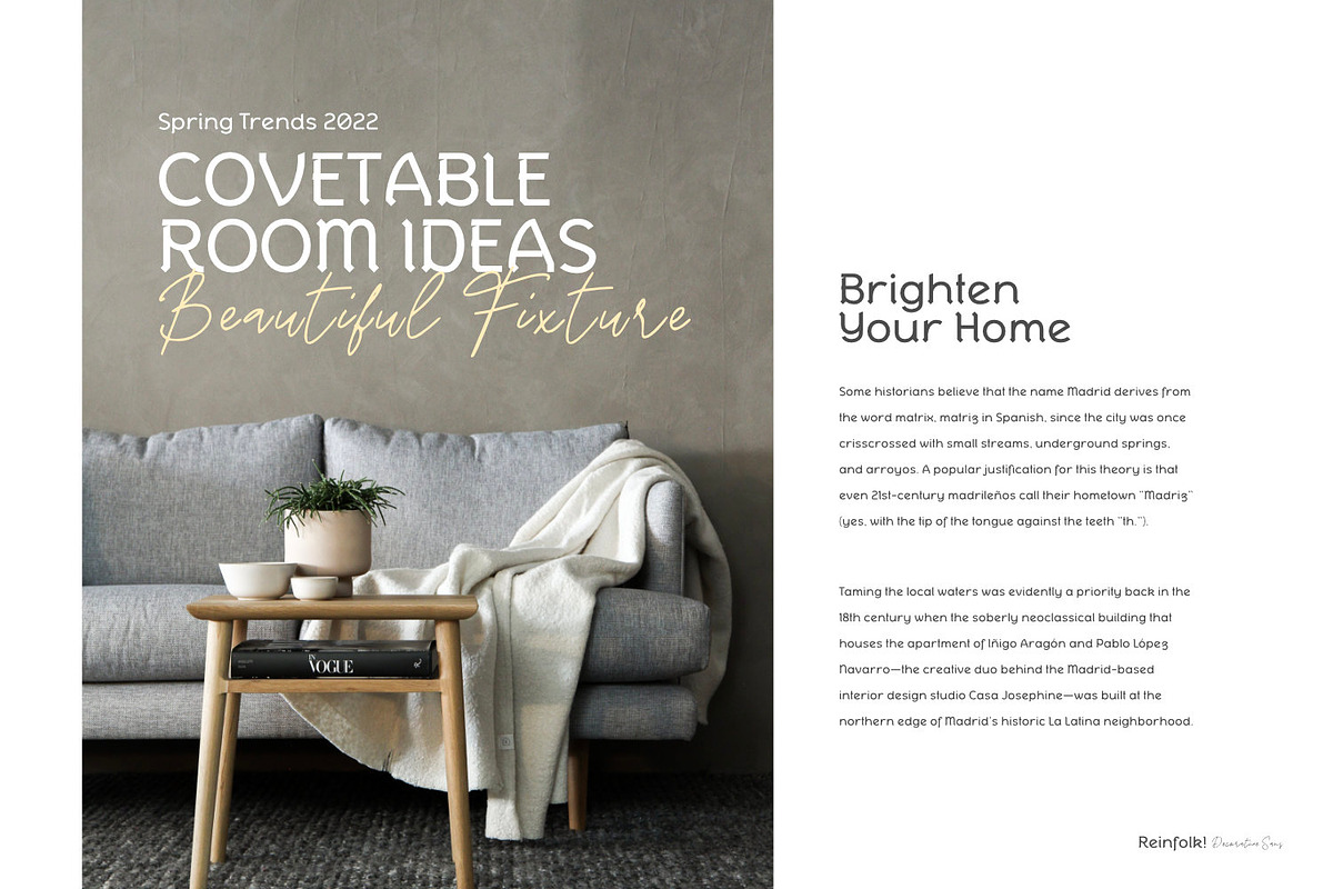 Reinfolk - Decorative Sans, a Sans Serif Font by ikiiko (Photo 4 of 7)
