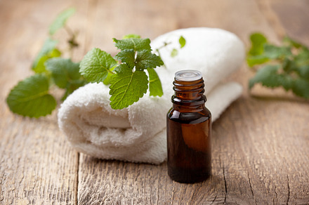 Mint essential oil containing oil, mint, and medicine, a Health & Medical Photo by natashamam
