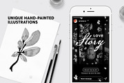 SALE 2in1 Noir Beauty Edition, a Social Media Template by The Wedding Shop (Thumbnail 7 of 15)