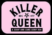 Killer Queen Display Font, a Font by Brethrendesignco (Thumbnail 3 of 3)