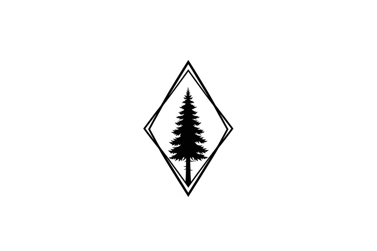 Geometric Pine Tree Emblem Bundle, an Illustration by Creativeshirt (Photo 19 of 31)