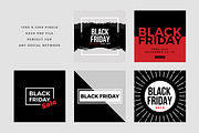 Black Friday Social Media Banner V2, a Social Media Template by MinimalStudioCo (Thumbnail 5 of 6)